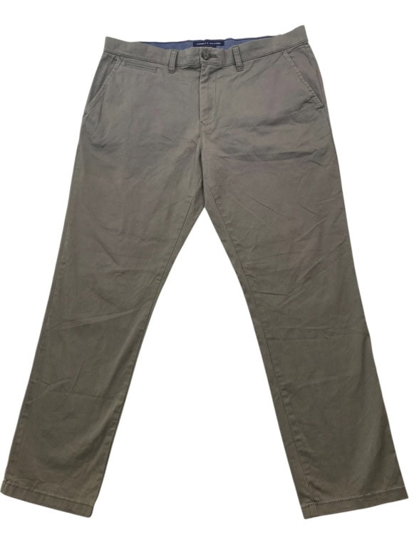 TOMMY HILFIGER PANTALONI CLASSIC OLIVE UOMO PRE OWNED L