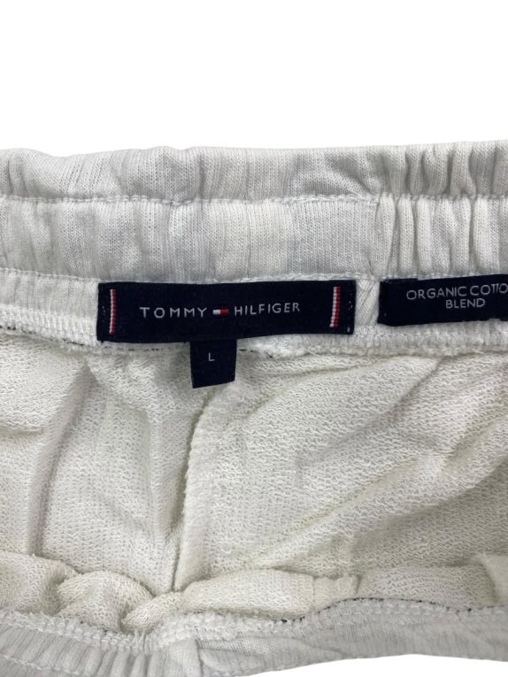 TOMMY HILFIGER ΠΑΝΤΕΛΟΝΙ ΦΟΡΜΑ CARGO LOGO ΛΕΥΚΟ ΑΝΔΡΙΚΟ L