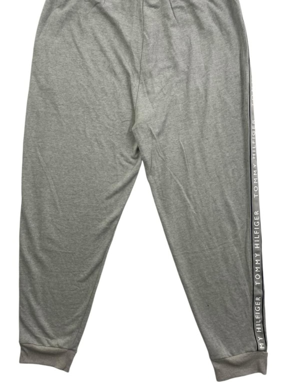 TOMMY HILFIGER ΠΑΝΤΕΛΟΝΙ ΦΟΡΜΑΣ CASUAL SIDE LOGO TAPE ΓΚΡΙ ΑΝΔΡΙΚΟ L