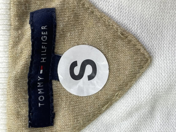 TOMMY HILFIGER ΠΛΕΚΤΟ ΑΜΑΝΙΚΟ ΑΡΓΑΙΛ ΛΕΥΚΟ ΓΥΝΑΙΚΕΙΟ PRE OWNED S