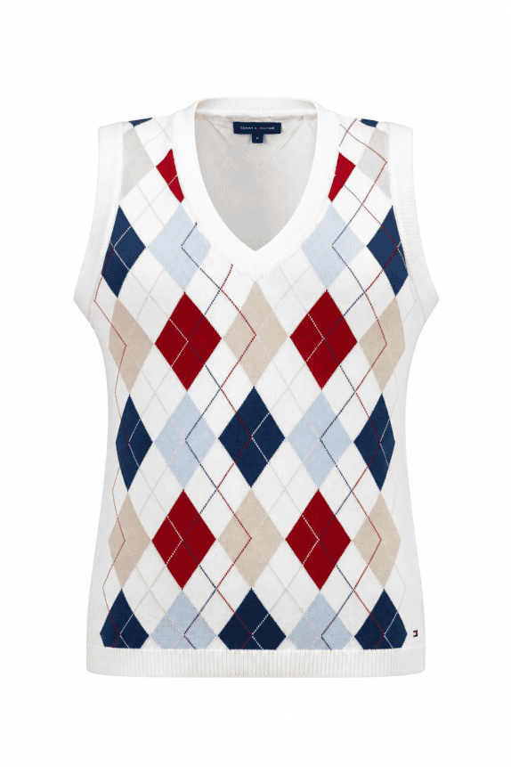 TOMMY HILFIGER ΠΛΕΚΤΟ ΑΜΑΝΙΚΟ ΑΡΓΑΙΛ ΛΕΥΚΟ ΓΥΝΑΙΚΕΙΟ PRE OWNED S
