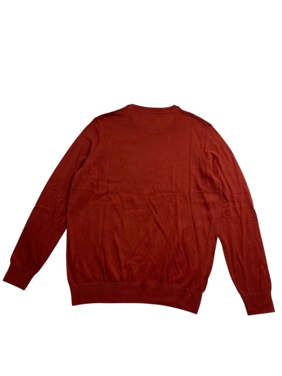 Tommy Hilfiger Πλεκτό Casual Μονόχρωμο Κεραμιδί Ανδρικό L