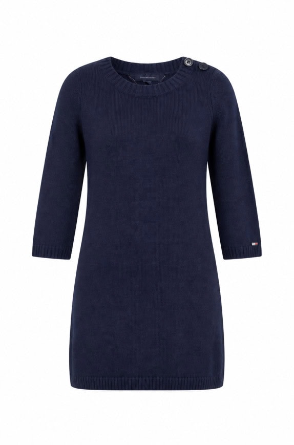 TOMMY HILFIGER ABITO IN MAGLIA BLU DONNA PRE OWNED XS
