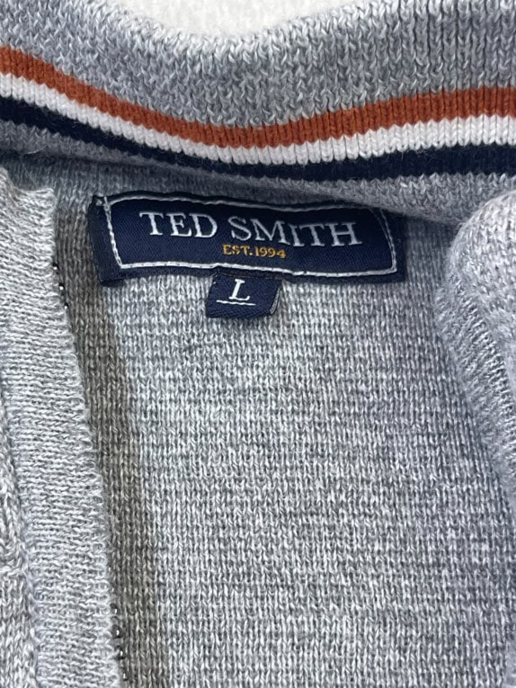 ΠΛΕΚΤΟ HALF ZIP MINIMAL ΓΚΡΙ ΑΝΤΡΙΚΟ PRE OWNED