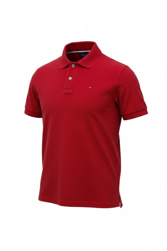 TOMMY HILFIGER POLO CLASSIC ROSSO UOMO PRE OWNED M