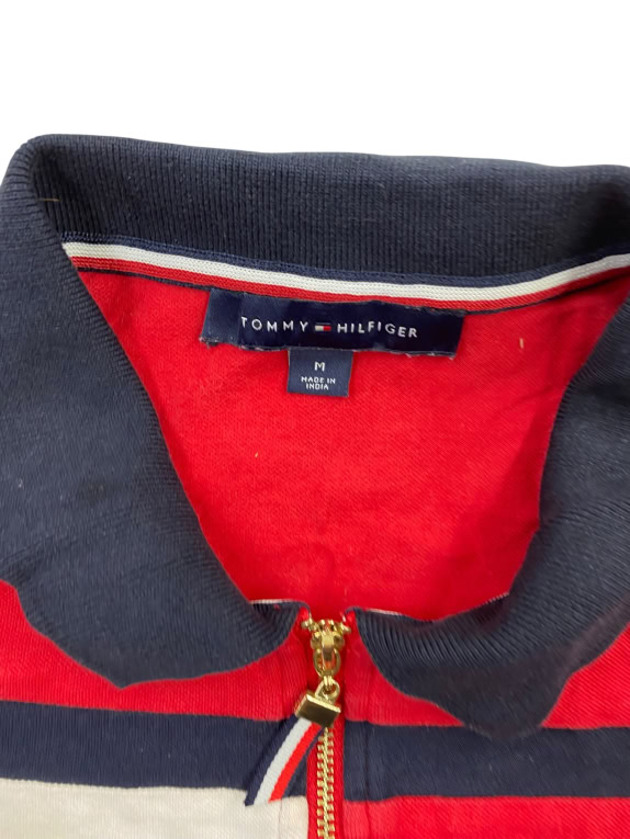 Tommy Hilfiger Polo Κόκκινο με Φερμουάρ Γυναικείο M