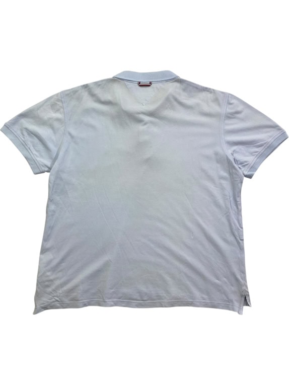 TOMMY HILFIGER Polo Shirt Logo Light Blue Men's XXL
