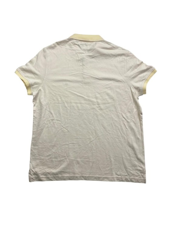 TOMMY HILFIGER Polo Μπλούζα Casual Λογότυπο Εκρού Ανδρικό 3XL