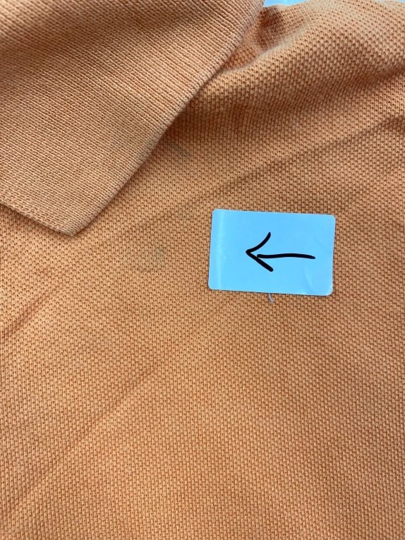 TOMMY HILFIGER Polo Μπλούζα Casual Λογότυπο Πορτοκαλί Ανδρικό M