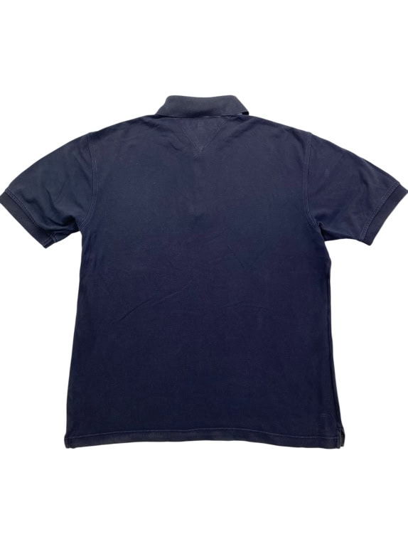 TOMMY HILFIGER POLO ΜΠΛΟΥΖΑ CLASSIC PIQUE ΚΕΝΤΗΤΟ ΛΟΓΟΤΥΠΟ ΜΠΛΕ ΣΚΟΥΡΟ ΑΝΔΡΙΚΗ M