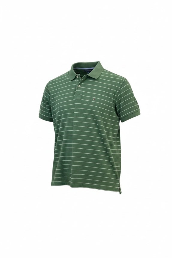 TOMMY HILFIGER POLO CLASSICA VERDE UOMO PRE OWNED XL