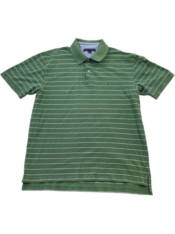 TOMMY HILFIGER POLO CLASSICA VERDE UOMO PRE OWNED XL