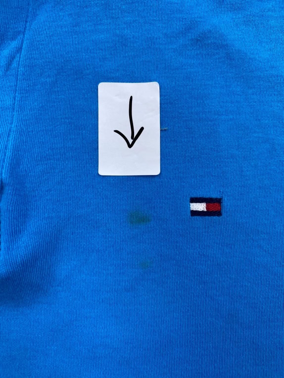TOMMY HILFIGER Polo Μπλούζα Custom Fit Μπλε Ανδρική M
