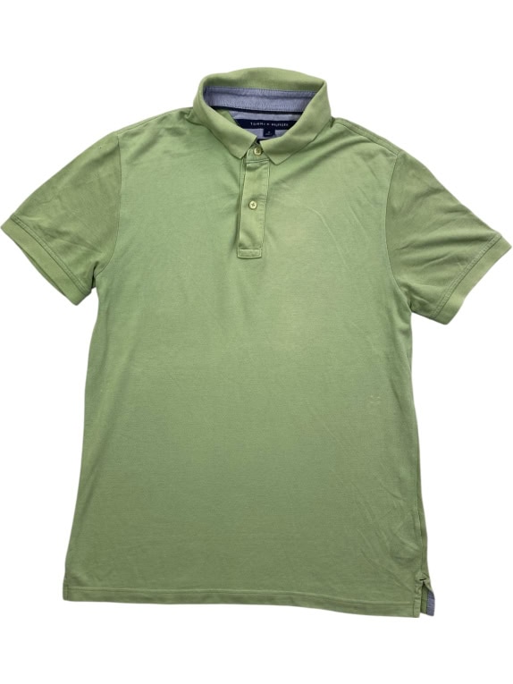 Tommy Hilfiger Polo Shirt Classic Custom Fit Πράσινο Ανδρικό M