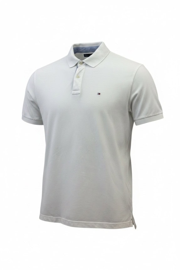 TOMMY HILFIGER POLO SHIRT CLASSIC OFF WHITE ΑΝΤΡΙΚΟ PRE OWNED XL