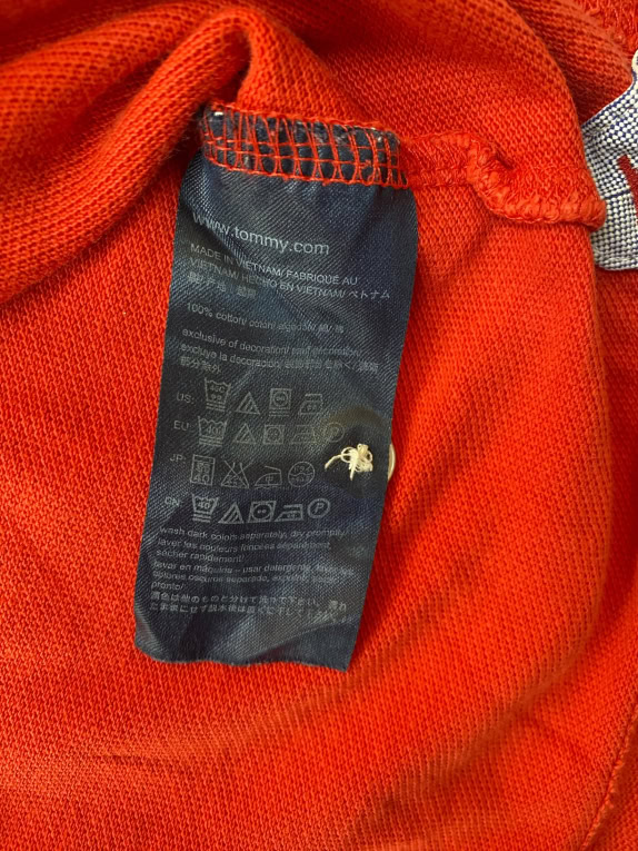Tommy Hilfiger Polo Shirt Logo Κόκκινο Unisex L
