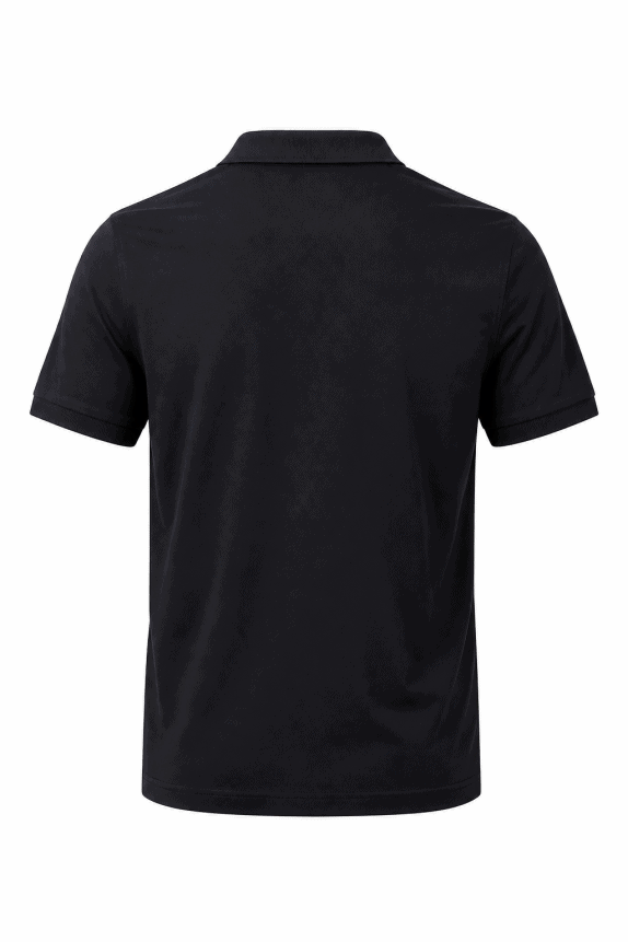 TOMMY HILFIGER POLO SHIRT MINIMAL NERO UOMO PRE OWNED M