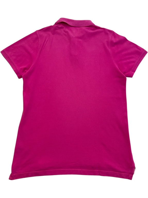 TOMMY HILFIGER POLO SHIRT MINIMAL ΦΟΥΞΙΑ ΑΝΤΡΙΚΟ PRE OWNED L