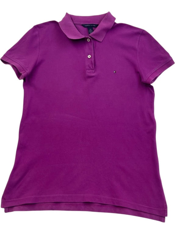 TOMMY HILFIGER POLO SHIRT MINIMAL FUCHSIA ΓΥΝΑΙΚΕΙΟ PRE OWNED XS
