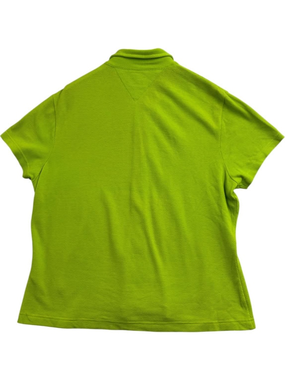 TOMMY HILFIGER POLO SHIRT MINIMAL LIME GREEN ΓΥΝΑΙΚΕΙΟ PRE OWNED M
