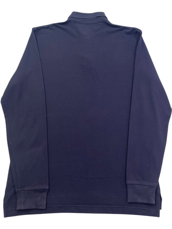 TOMMY HILFIGER POLO MINIMAL NAVY UOMO PRE OWNED L