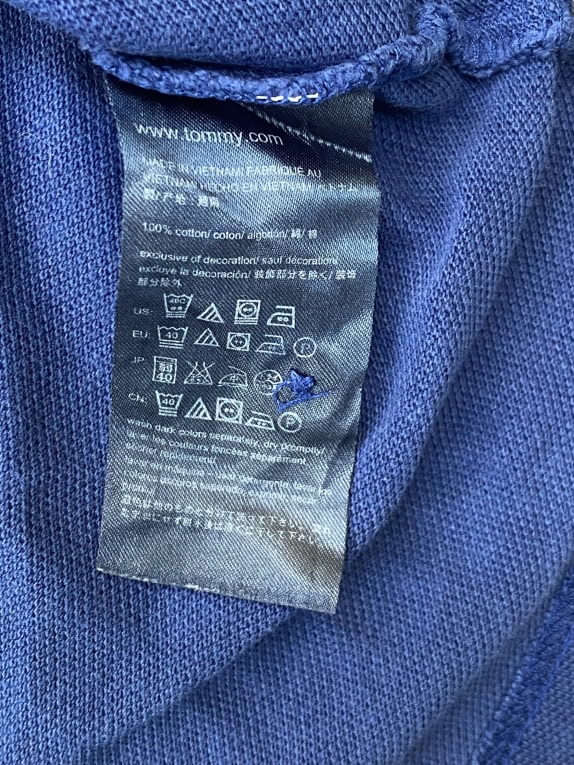 Tommy Hilfiger Polo Shirt Μπλε Custom Fit Unisex