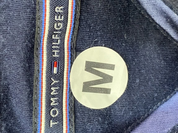TOMMY HILFIGER POLO SHIRT PAISLEY NAVY ΑΝΤΡΙΚΟ PRE OWNED M