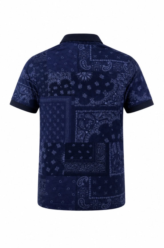 TOMMY HILFIGER POLO SHIRT PAISLEY NAVY ΑΝΤΡΙΚΟ PRE OWNED M