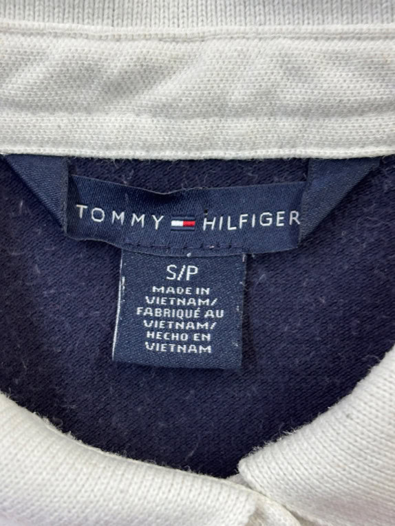 TOMMY HILFIGER POLO SHIRT STRIPED ΡΟΖ ΓΥΝΑΙΚΕΙΟ PRE OWNED