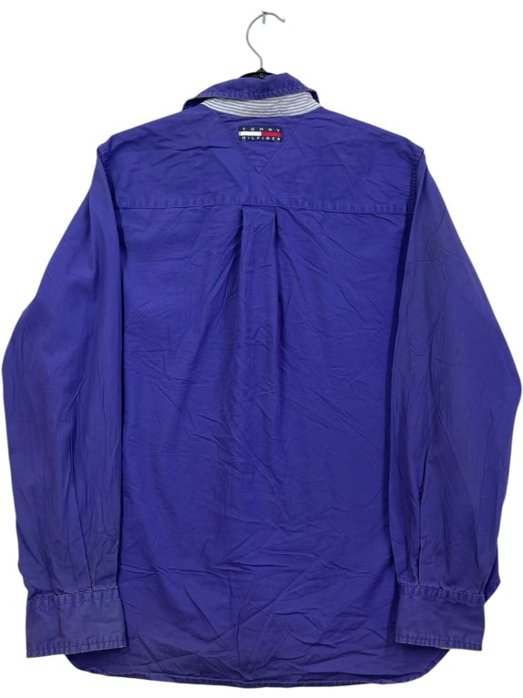 TOMMY HILFIGER Camicia 90s con logo ricamato Blu UNISEX M