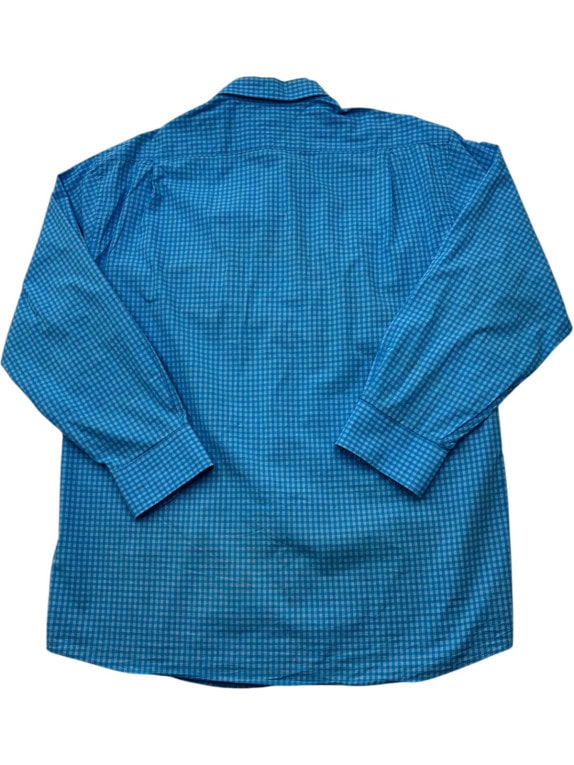 TOMMY HILFIGER SHIRT CHECKED BLUE WOMANS PRE OWNED L