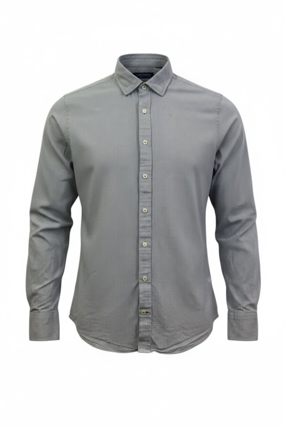 TOMMY HILFIGER ΠΟΥΚΑΜΙΣΟ CLASSIC ΓΚΡΙ ΑΝΤΡΙΚΟ PRE OWNED S