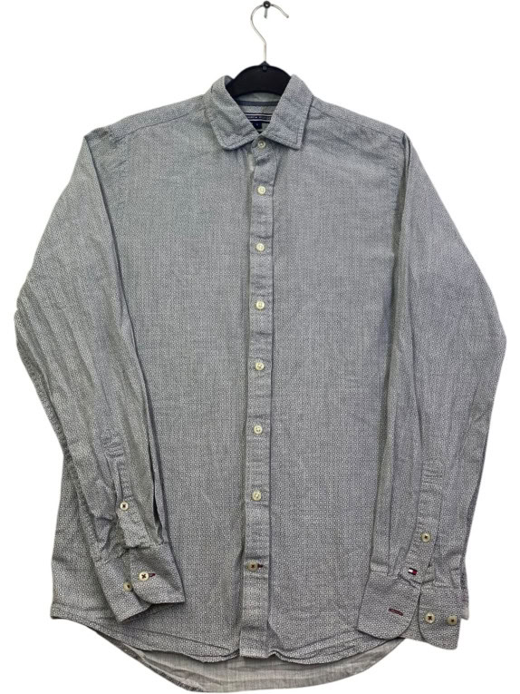 TOMMY HILFIGER ΠΟΥΚΑΜΙΣΟ CLASSIC ΓΚΡΙ ΑΝΤΡΙΚΟ PRE OWNED S