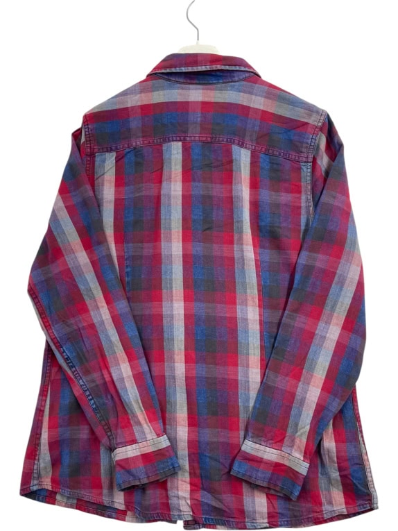 TOMMY HILFIGER SHIRT CLASSIC PLAID RED WOMEN PRE OWNED M