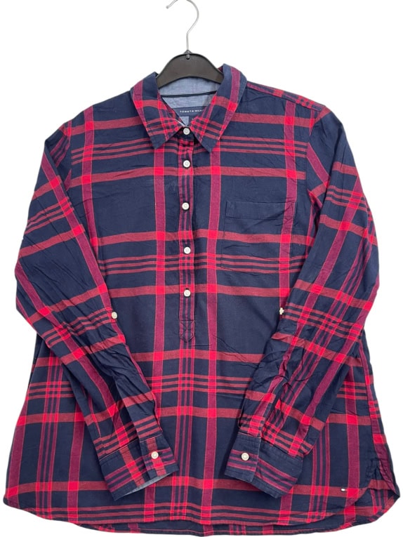 TOMMY HILFIGER CAMICIA CLASSIC NAVY DONNA PRE OWNED M