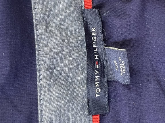 TOMMY HILFIGER SHIRT CLASSIC BLUE WOMEN PRE OWNED L