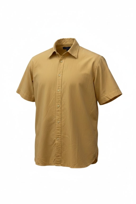TOMMY HILFIGER ΠΟΥΚΑΜΙΣΟ ΚΟΝΤΟΜΑΝΙΚΟ VINTAGE ΩΧΡΑ ΑΝΤΡΙΚΟ XL pre-owned