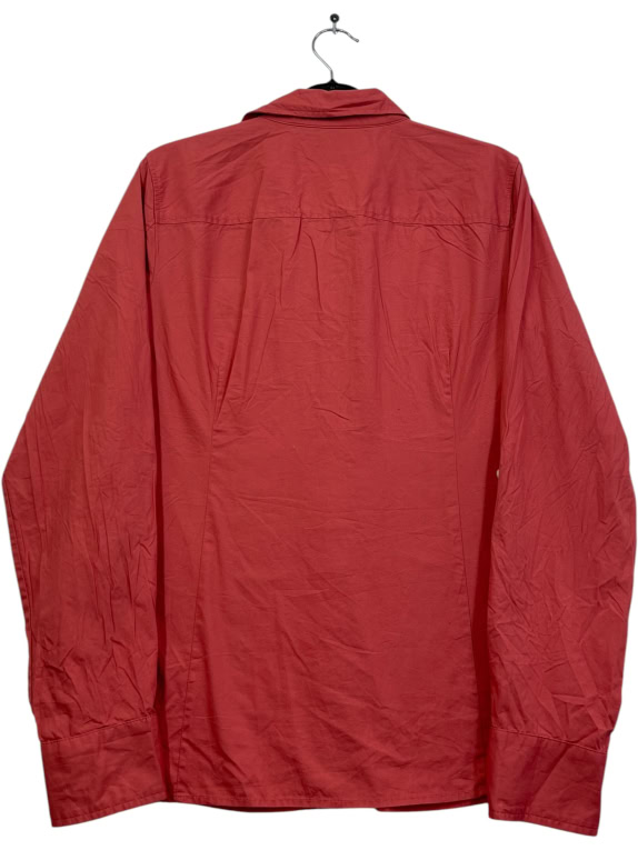 TOMMY HILFIGER SHIRT LONG SLEEVE RETRO RED MEN S pre-owned