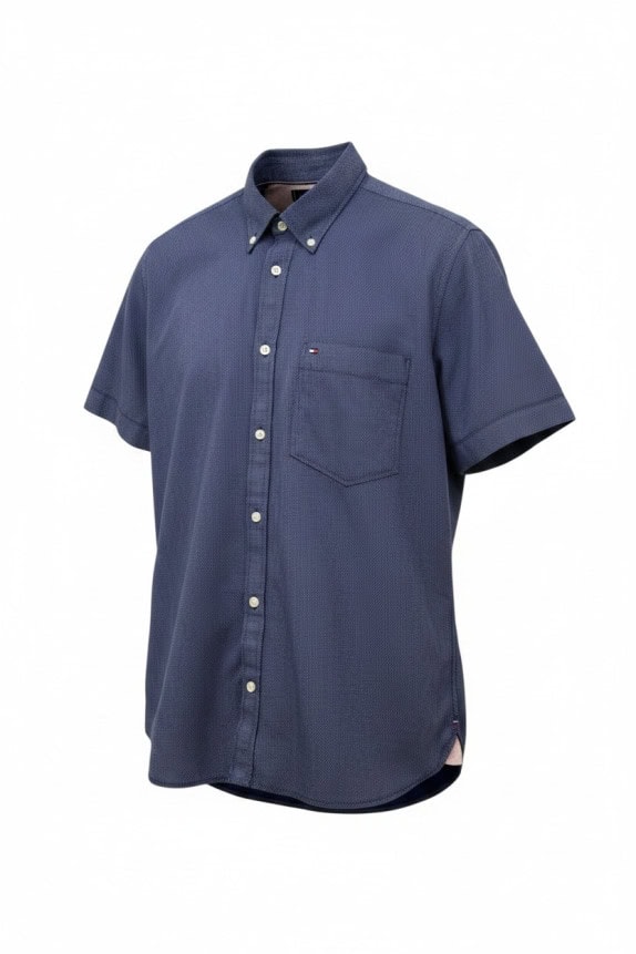 TOMMY HILFIGER ΠΟΥΚΑΜΙΣΟ MINIMAL ΝΑΥΤΙΛΙ ΜΠΛΕ ΑΝΤΡΙΚΟ PRE OWNED L