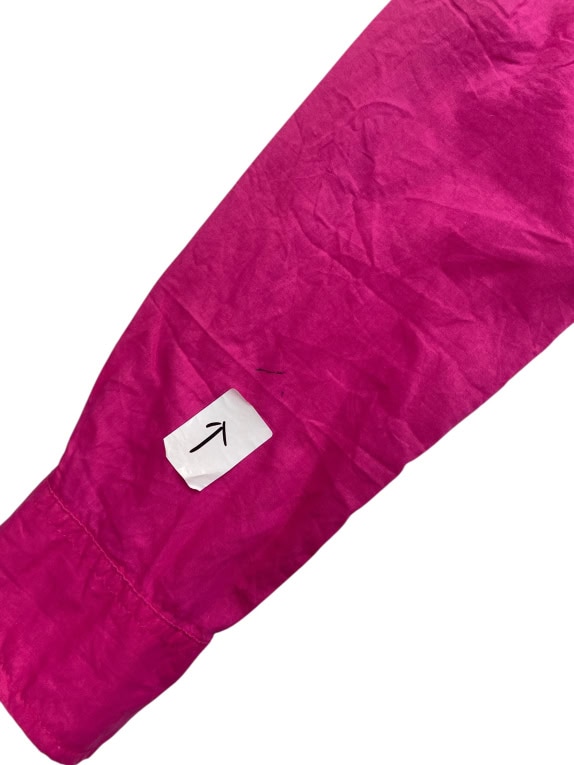 TOMMY HILFIGER Solid Shirt Casual Logo Fuchsia Women’s S