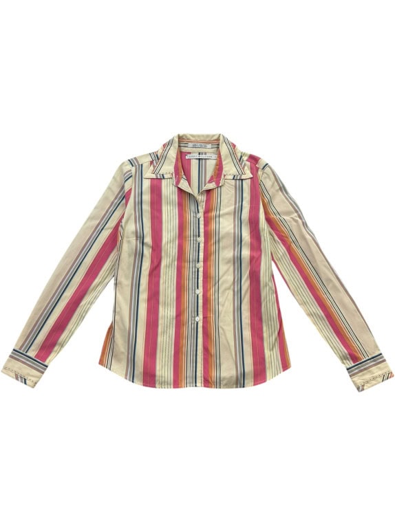 TOMMY HILFIGER ΠΟΥΚΑΜΙΣΟ RETRO CREAM ΡΙΓΕ ΓΥΝΑΙΚΕΙΟ PRE OWNED XS