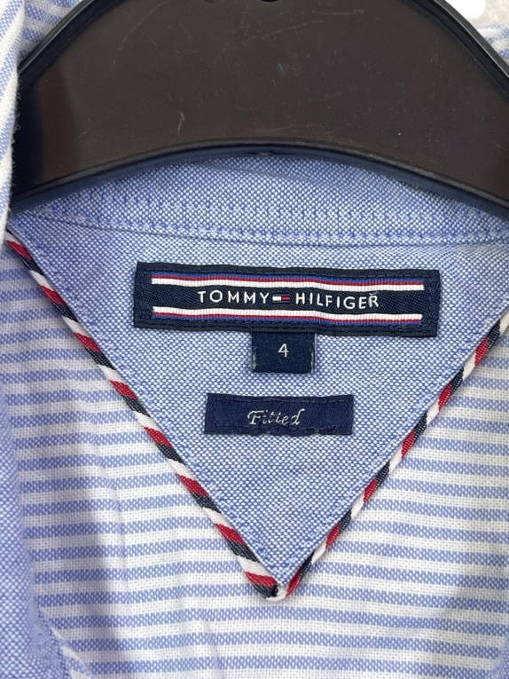 TOMMY HILFIGER ΠΟΥΚΑΜΙΣΟ ΡΙΓΕ ΜΠΛΕ ΓΥΝΑΙΚΕΙΟ L pre-owned