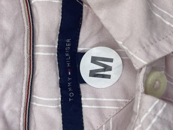 TOMMY HILFIGER ΠΟΥΚΑΜΙΣΟ ΡΙΓΕ ΡΟΖ ΓΥΝΑΙΚΕΙΟ PRE OWNED M