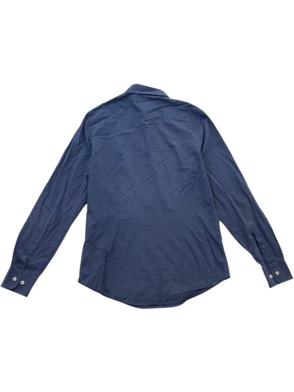 TOMMY HILFIGER CAMICIA SLIM FIT A QUADRETTI BLU UOMO PRE OWNED M