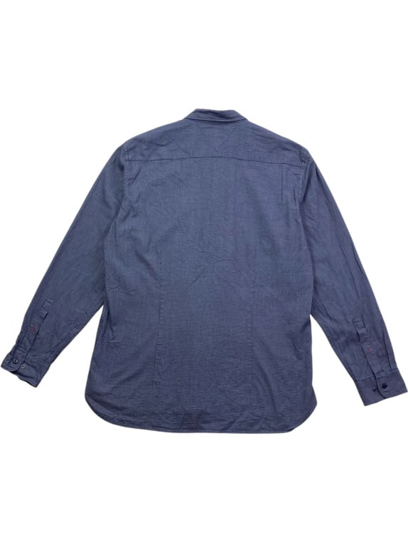 TOMMY HILFIGER Πουκάμισο Slim Fit με Λογότυπο Μπλε Ανδρικό XXL