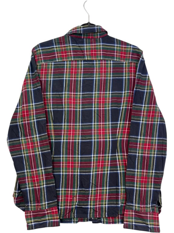 TOMMY HILFIGER Camicia Tartan Check Logo Multicolore UNISEX L