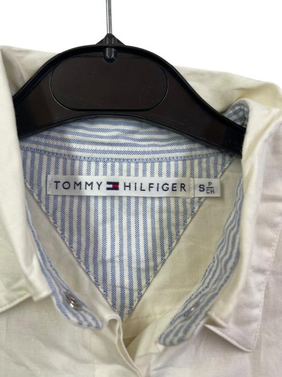 TOMMY HILFIGER CAMICIA VINTAGE ECRU DA DONNA S usato
