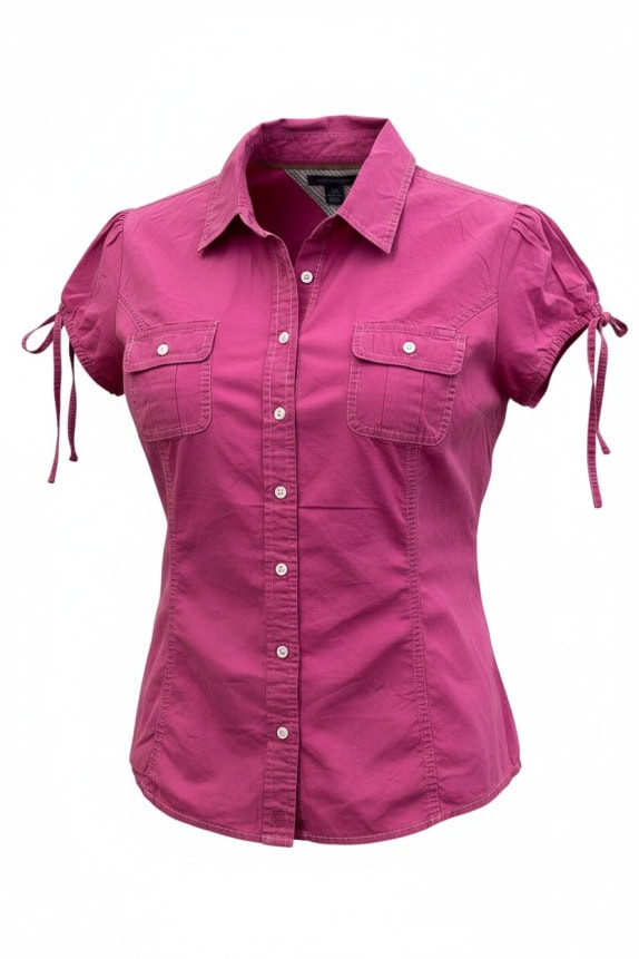TOMMY HILFIGER ΠΟΥΚΑΜΙΣΟ VINTAGE ΦΟΥΞΙΑ ΓΥΝΑΙΚΕΙΟ L pre-owned