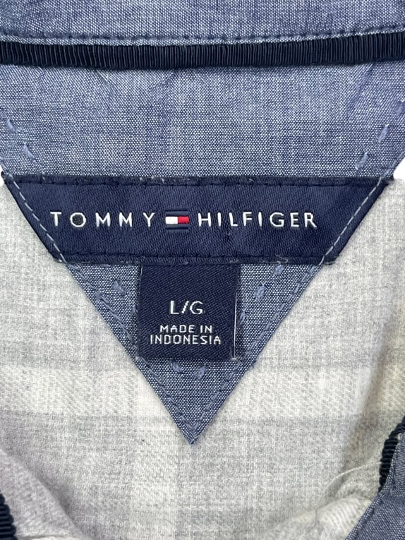 TOMMY HILFIGER ΠΟΥΚΑΜΙΣΟ VINTAGE ΓΚΡΙ ΓΥΝΑΙΚΕΙΟ L pre-owned