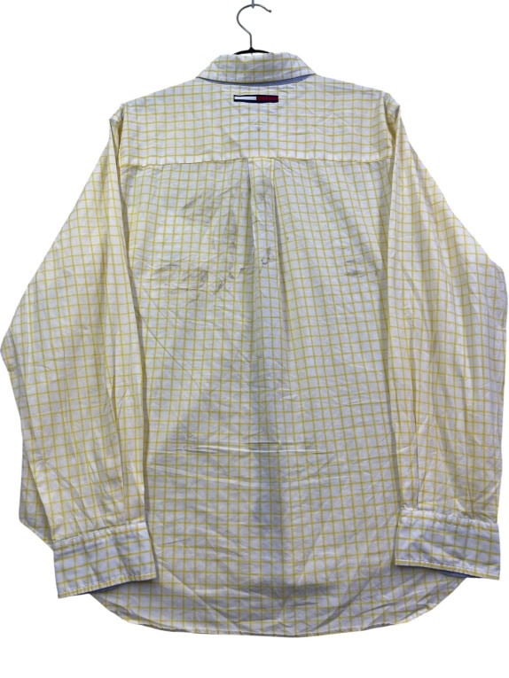 TOMMY HILFIGER ΠΟΥΚΑΜΙΣΟ VINTAGE ΚΙΤΡΙΝΟ ΑΝΤΡΙΚΟ M/L pre-owned